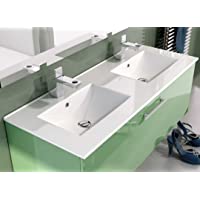 ART&amp-BATH Lavabo sobre Mueble Thin 2 Senos 1210X460 (NO Incluye Mueble)
